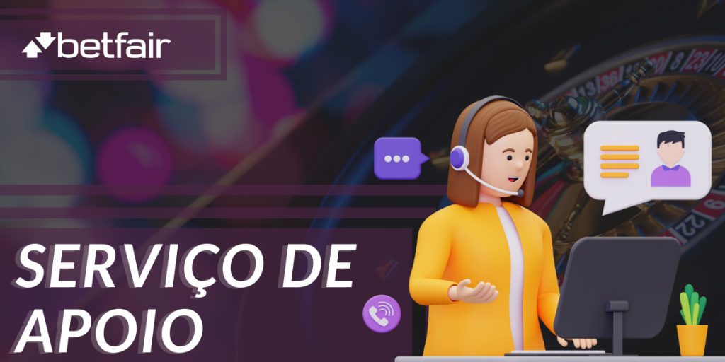 Como obter ajuda na BetFair? 